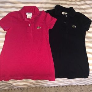 Two Lacoste dresses size 4